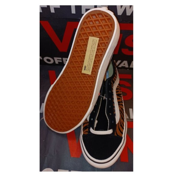 Vans Style 36 Decon Sf (Animal Stripes) Black Marshmallow Womens 5.5 VNOA5HYR9ZY - Picture 9 of 11